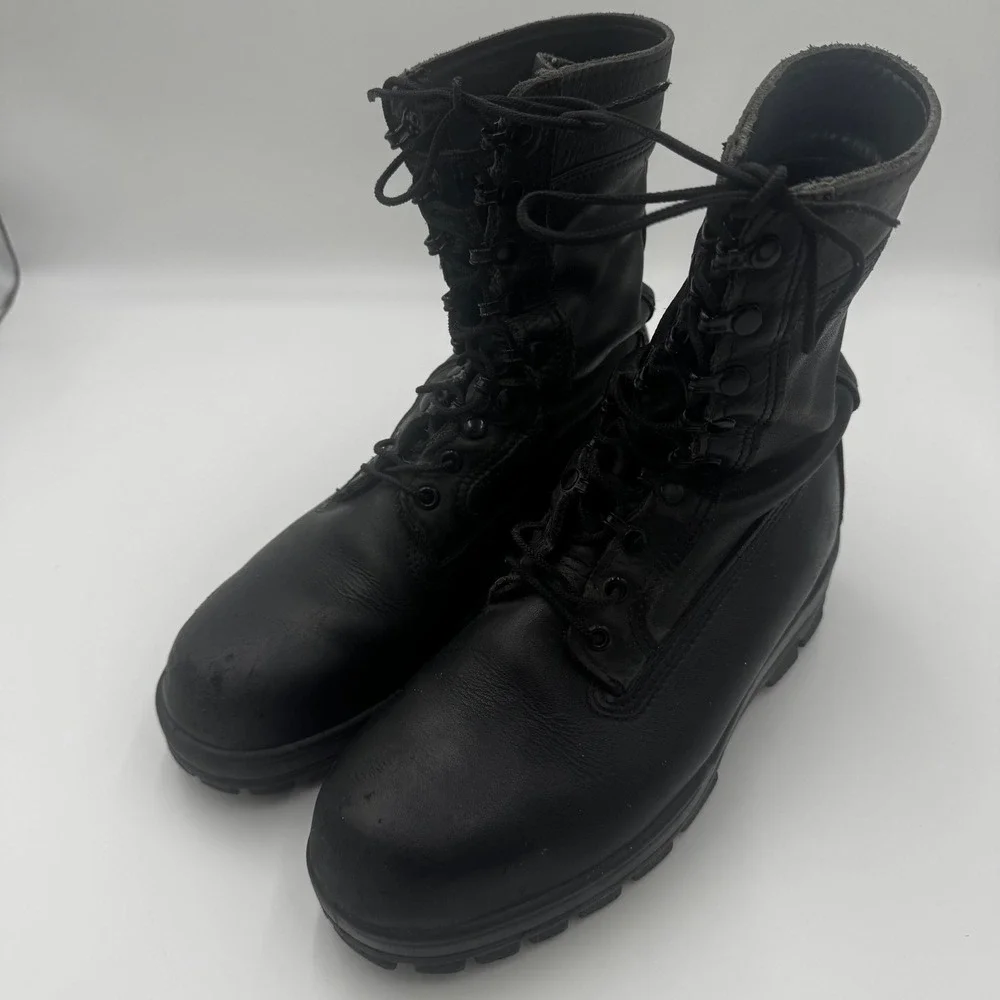 Bates DuraShocks Military Tactical Work Boots 10 M Black Leather E01621A